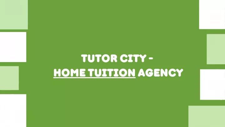 tutor city home tuition agency