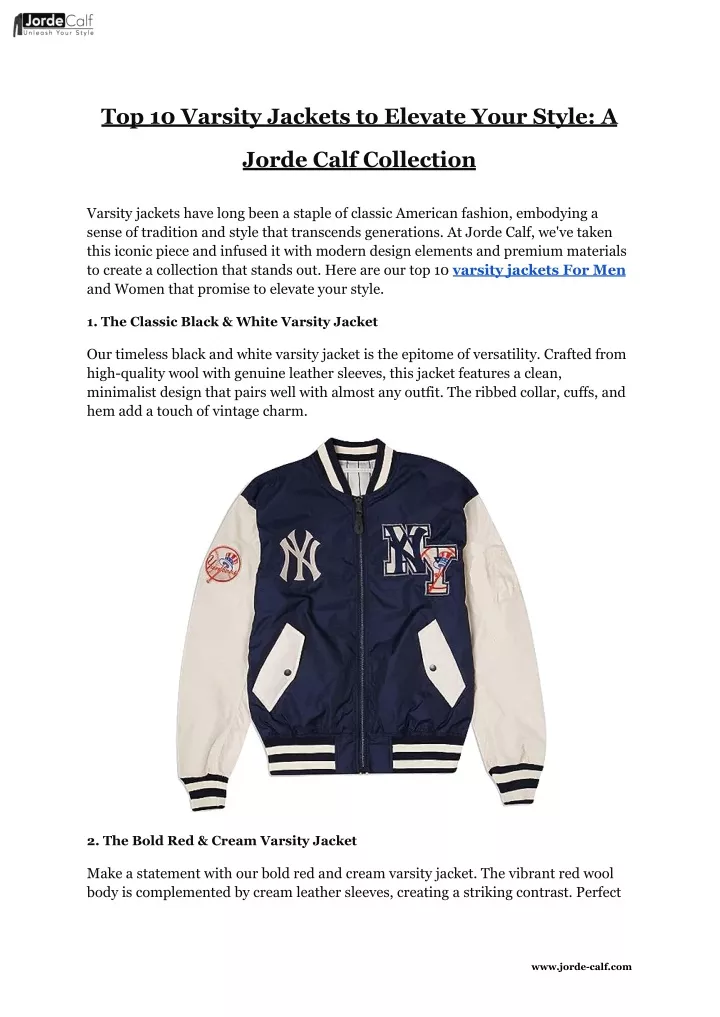 top 10 varsity jackets to elevate your style a