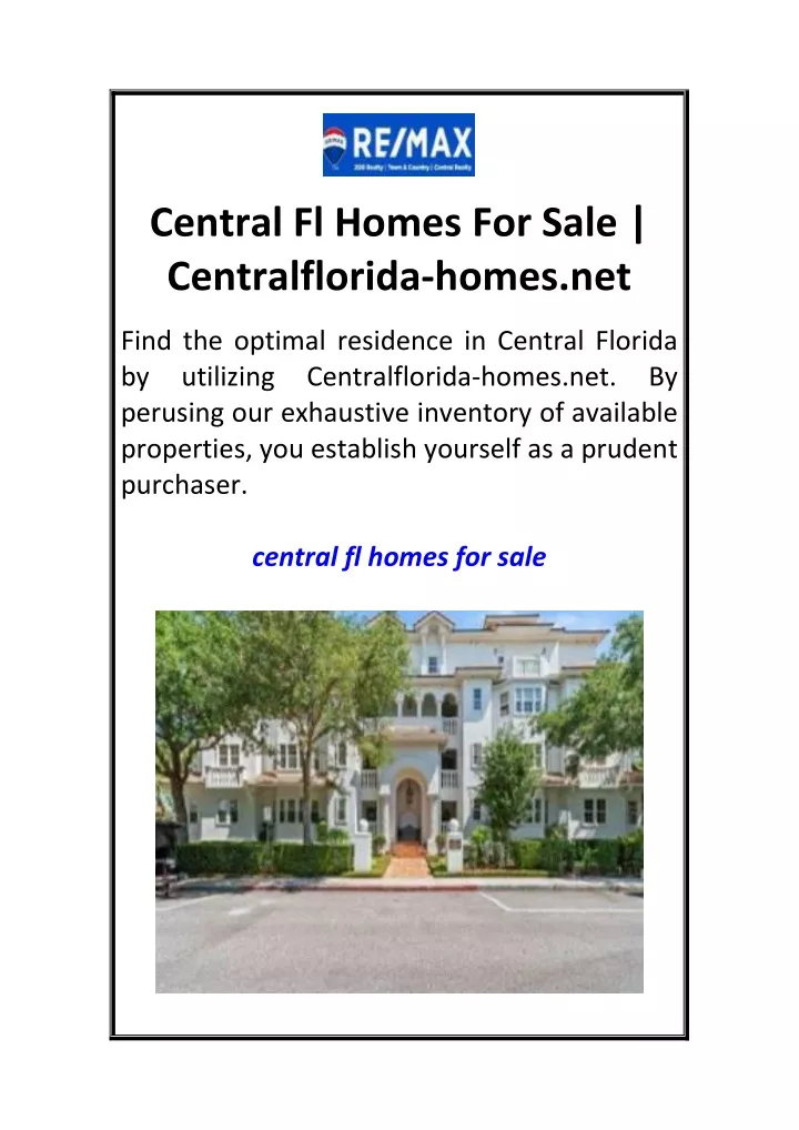 central fl homes for sale centralflorida homes net