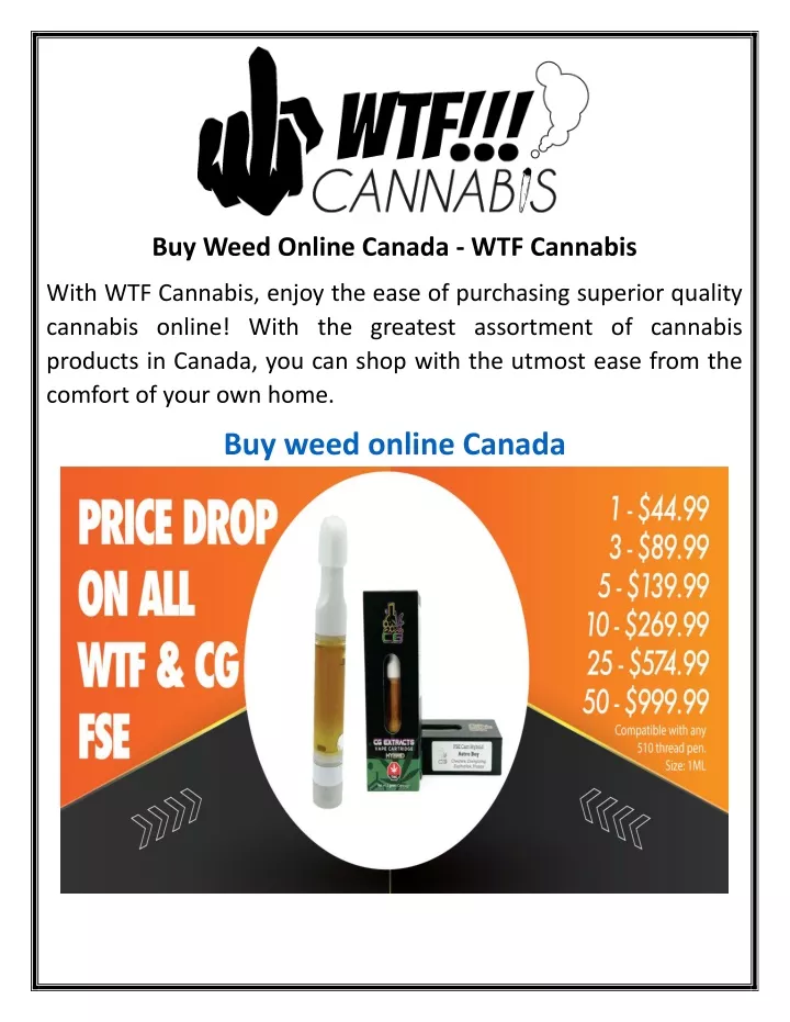 buy weed online canada wtf cannabis