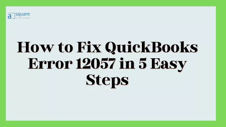 how to fix quickbooks how to fix quickbooks error