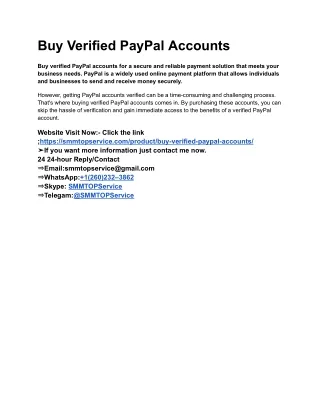 Buy Verified PayPal Accounts (3)