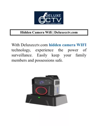 hidden camera wifi deluxecctv com