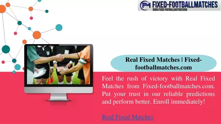 real fixed matches fixed footballmatches com