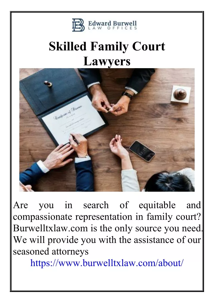 skilled family court lawyers