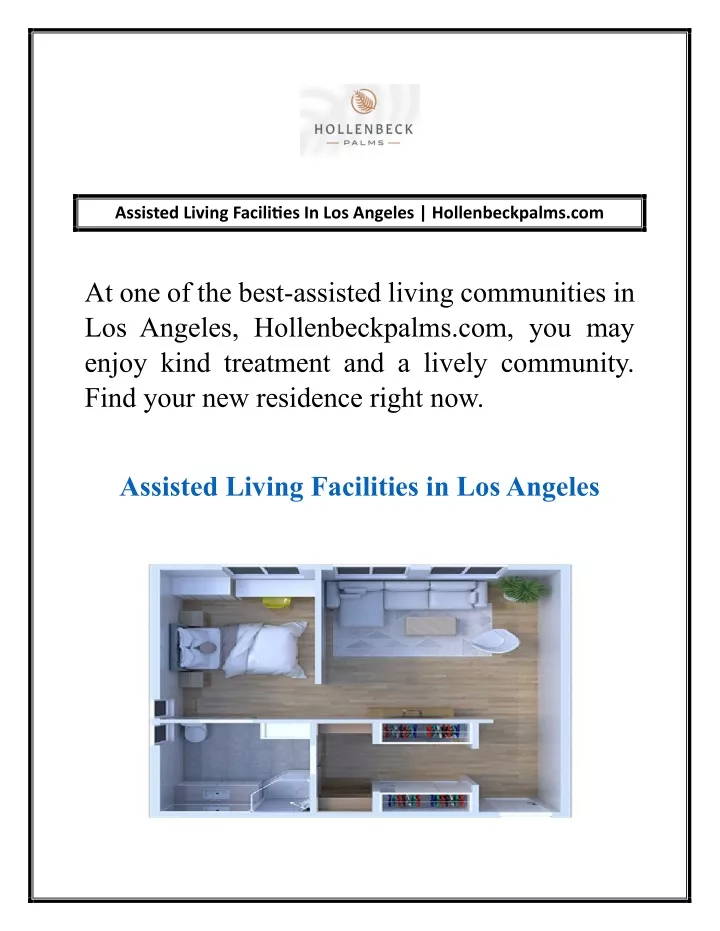 assisted living facilities in los angeles