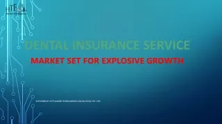 Dental Insurance Service Market