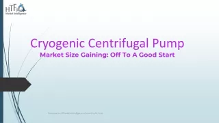 Cryogenic Centrifugal Pump Market