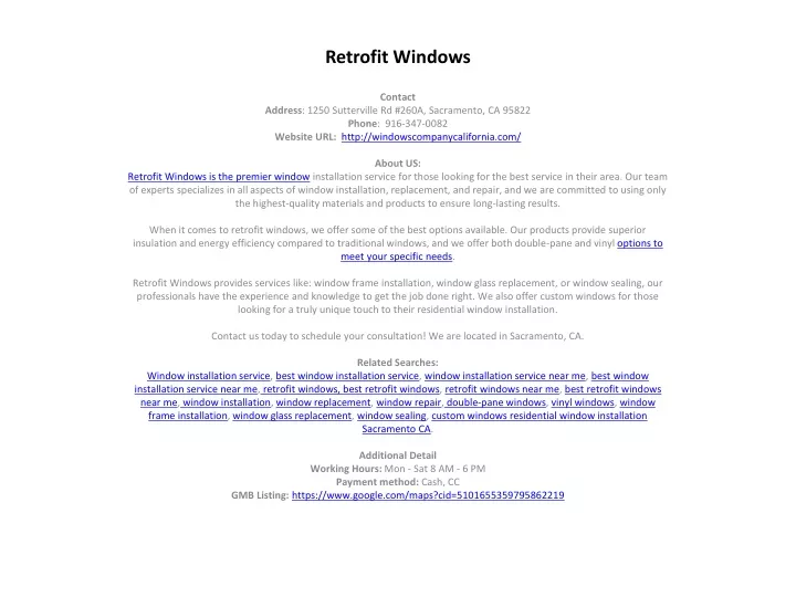 retrofit windows