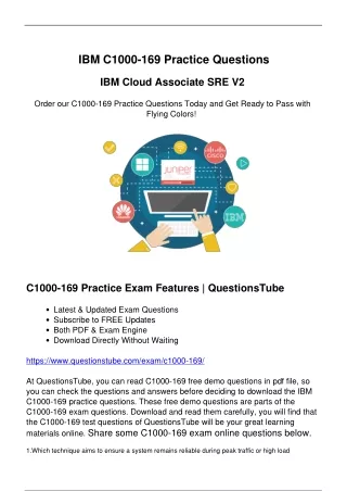 IBM C1000-169 Practice Questions for Learning - The Top Reason to Get Success