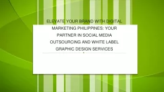 Elevate Your Brand with Digital Marketing Philippines Your Partner in Social Media Outsourcing