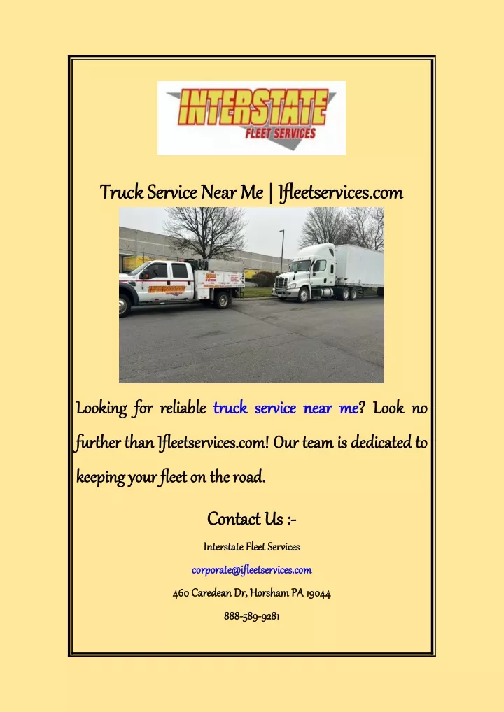 truck truckservice servicenear