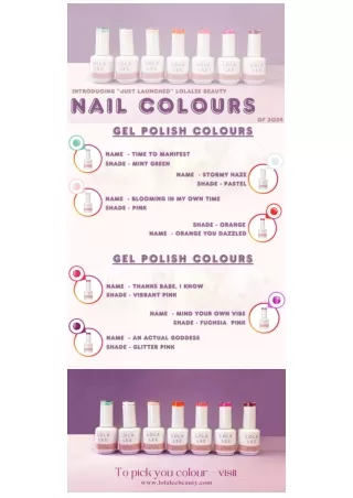 Lolalee Beauty New Colours