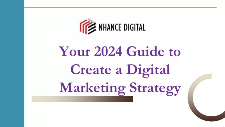 your 2024 guide to create a digital marketing