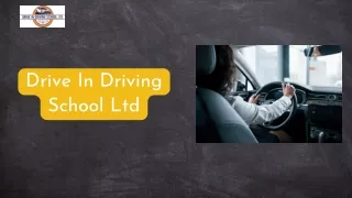 Drive In Driving School Ltd