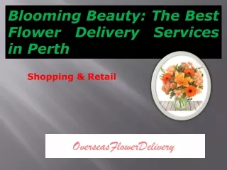 Flower delivery Perth