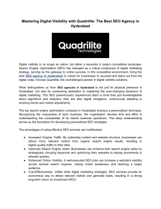 mastering digital visibility with quadrilite