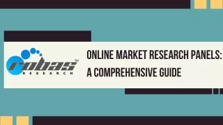 Online Market Research Panels A Comprehensive Guide