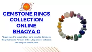 Gemstone rings collection online