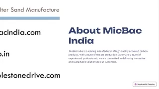 Activated Carbon Supplier in India | Micbacindia - Quality Carbon Products