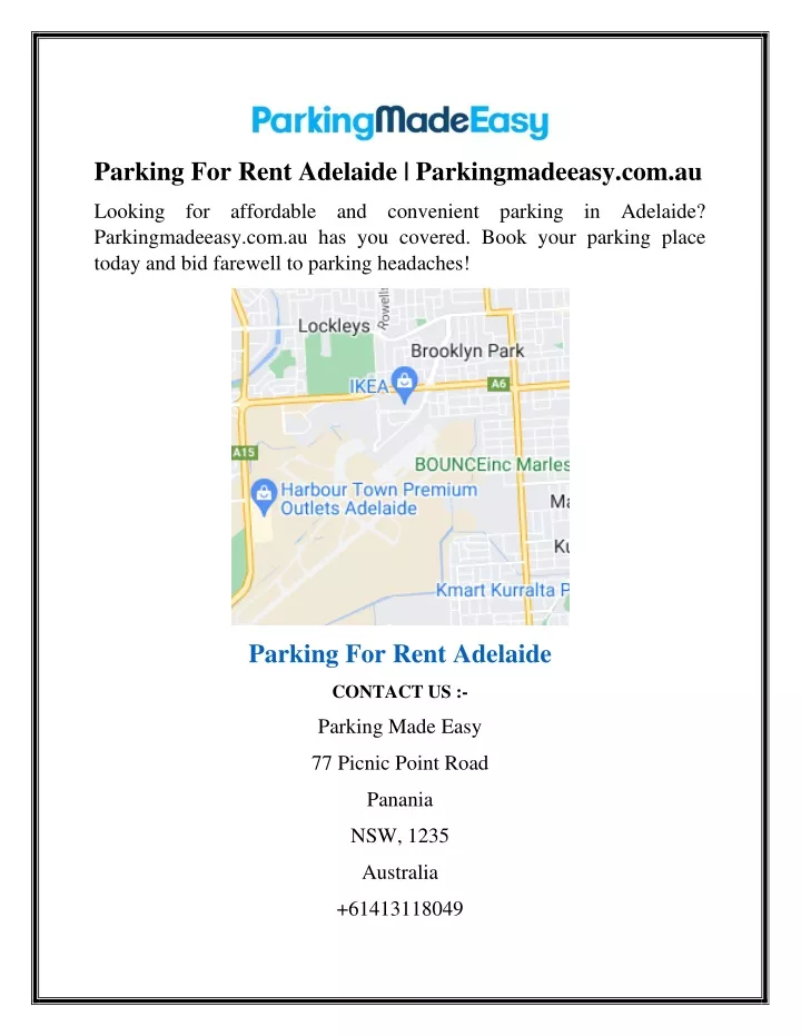 parking for rent adelaide parkingmadeeasy com au