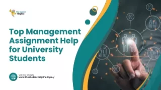 Top Management Assignment Help for University Students