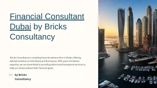 Expert Financial Consulting Services in Dubai
