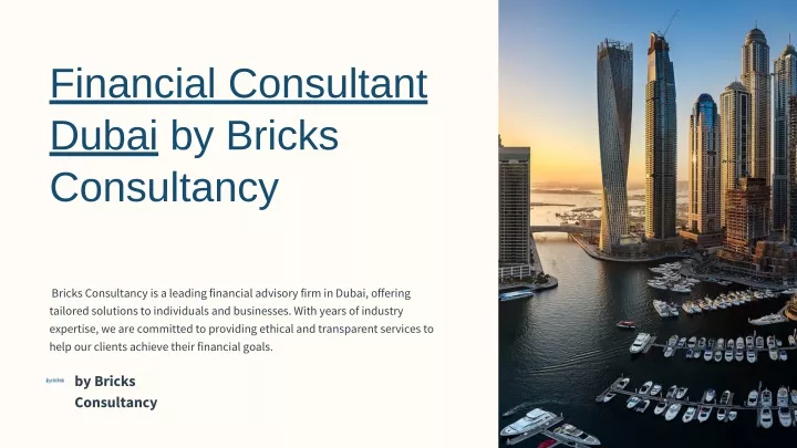 financial consultant dubai by bricks consultancy