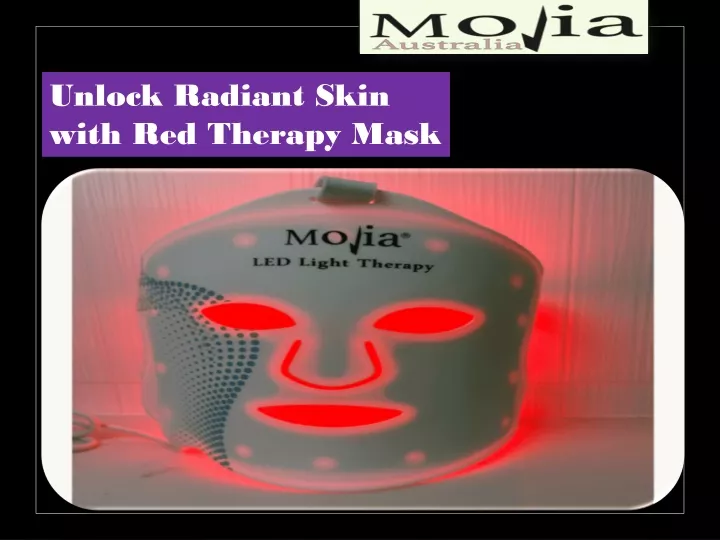 unlock radiant skin with red therapy mask