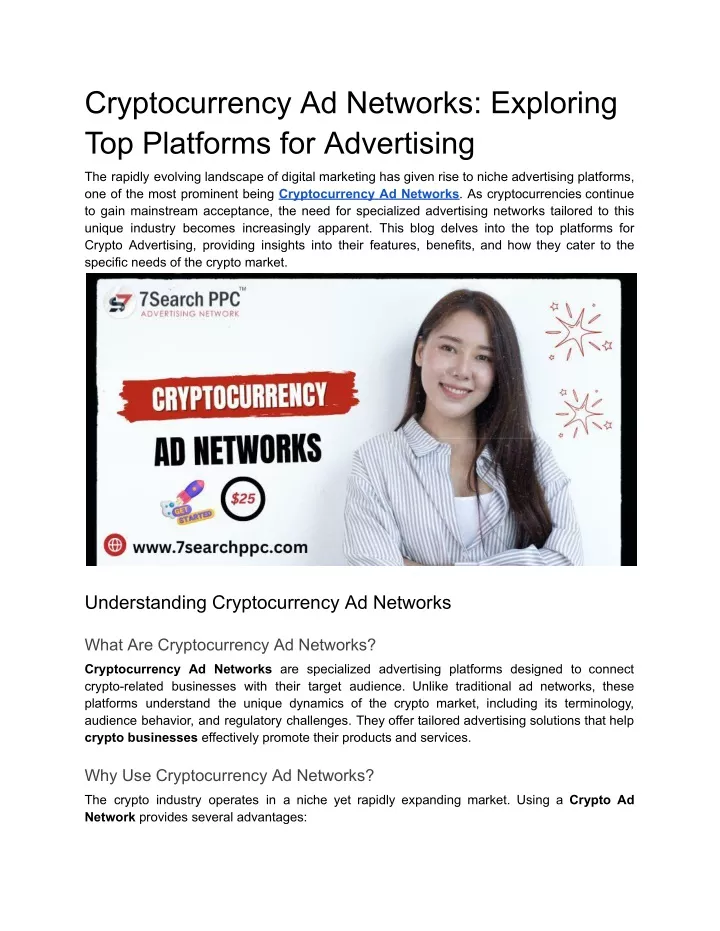 cryptocurrency ad networks exploring