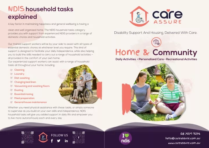 ndis household tasks explained