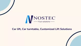 Efficient Scissor Lift For Cars - Nostec Lift
