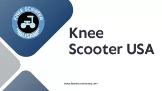 Buy Knee Scooter Rental at Knee Scooter USA