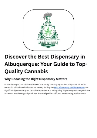 Albuquerque dispensary