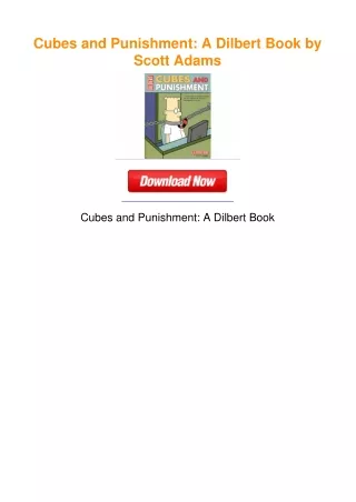 Cubes and Punishment: A Dilbert Book by Scott Adams