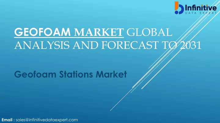 geofoam market global analysis and forecast to 2031