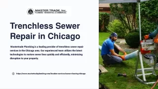 Premier Trenchless Sewer Repair Chicago Service | Mastertrade Plumbing