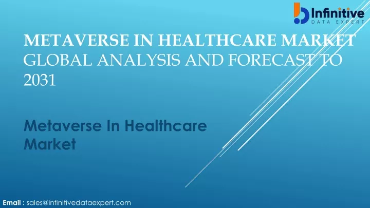 metaverse in healthcare market global analysis and forecast to 2031