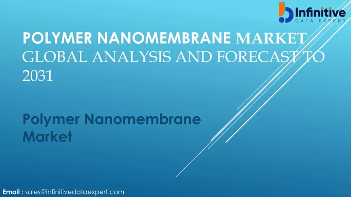 polymer nanomembrane market global analysis and forecast to 2031