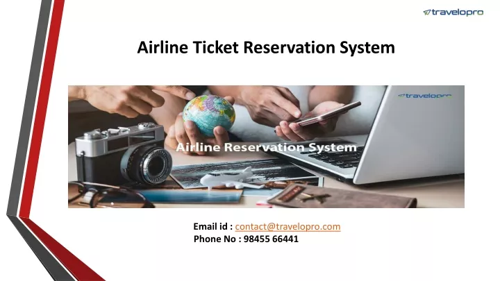 airline ticket reservation system