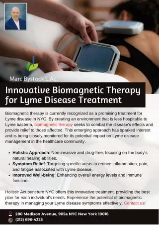 Innovative Biomagnetic Therapy for Lyme Disease Treatment