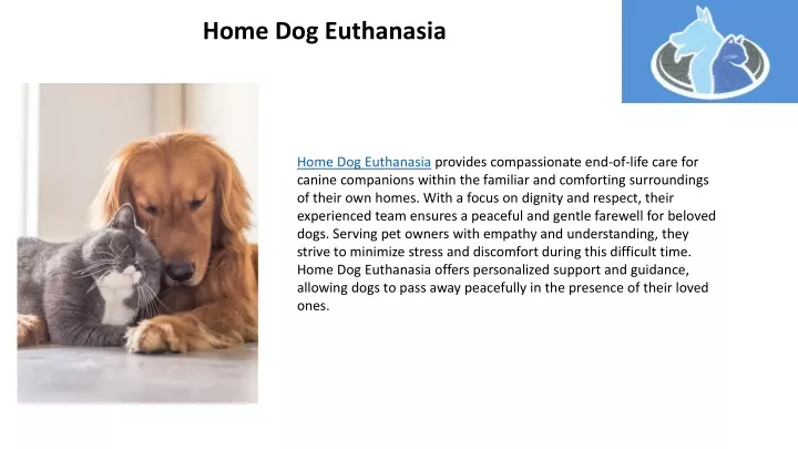 home dog euthanasia