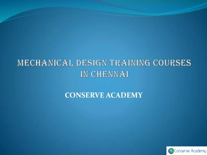 mechanical design training courses in chennai