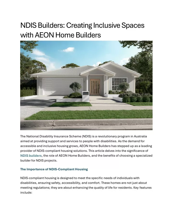 ndis builders creating inclusive spaces with aeon