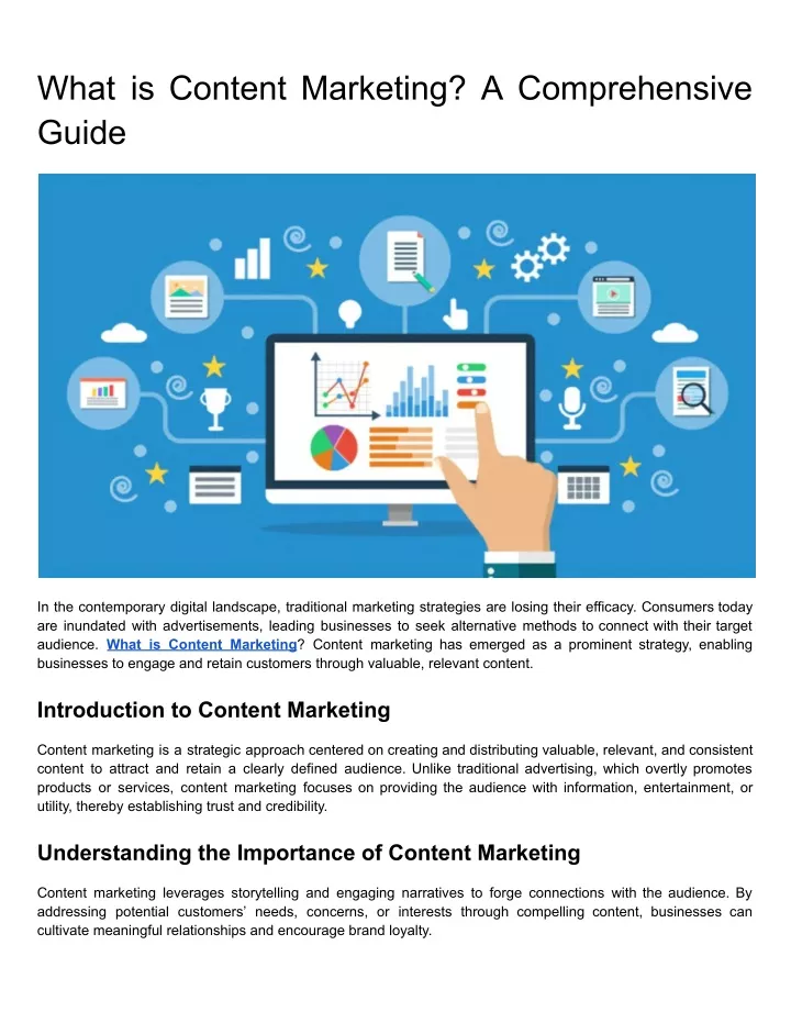 what is content marketing a comprehensive guide