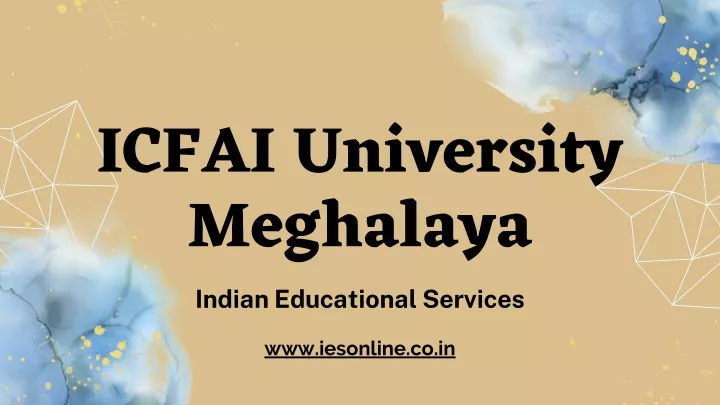 icfai university meghalaya indian educational