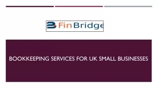 Bookkeeping Services for UK Small Businesses