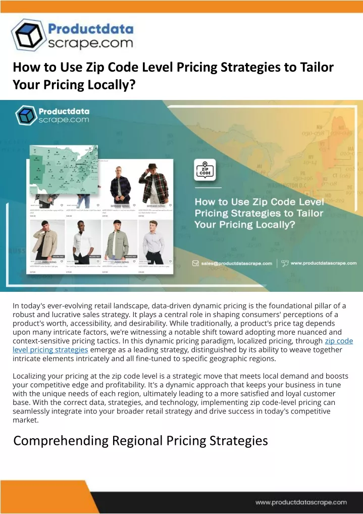 how to use zip code level pricing strategies