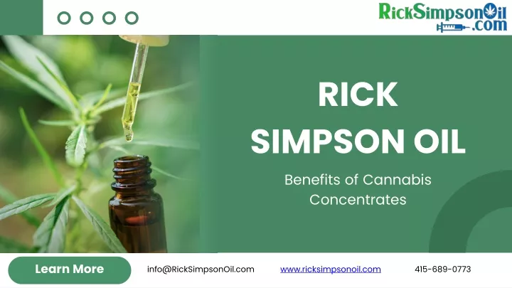 rick simpson oil