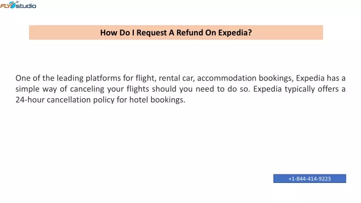 how do i request a refund on expedia